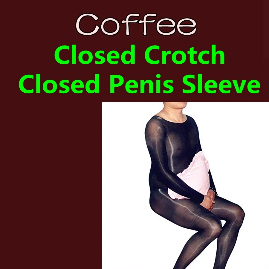 2019 geschlossen Gabelung Bodyhose Männer der Bodystocking Mit Penis  Abdeckung Sexy Körper nylon Body geöffnet/Geschlossen Penis Hülse  Strumpfhosen