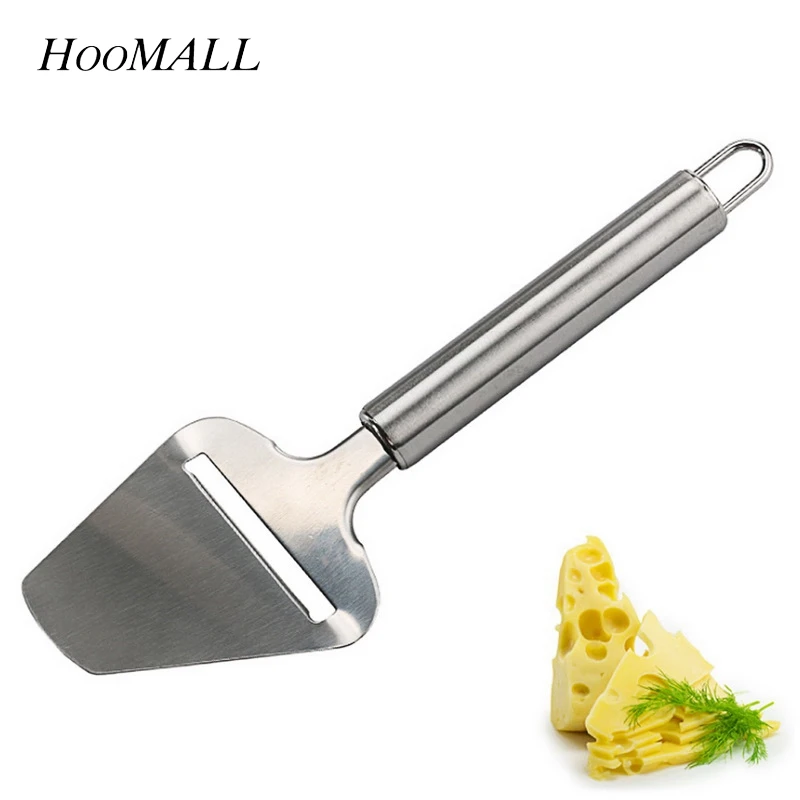 

Hoomall 1PC Stainless Steel Cheese Slicer Cutter Knife Cheese Slicer Kitchen Supplies Plane Cake Pizza Cutter For Cheese