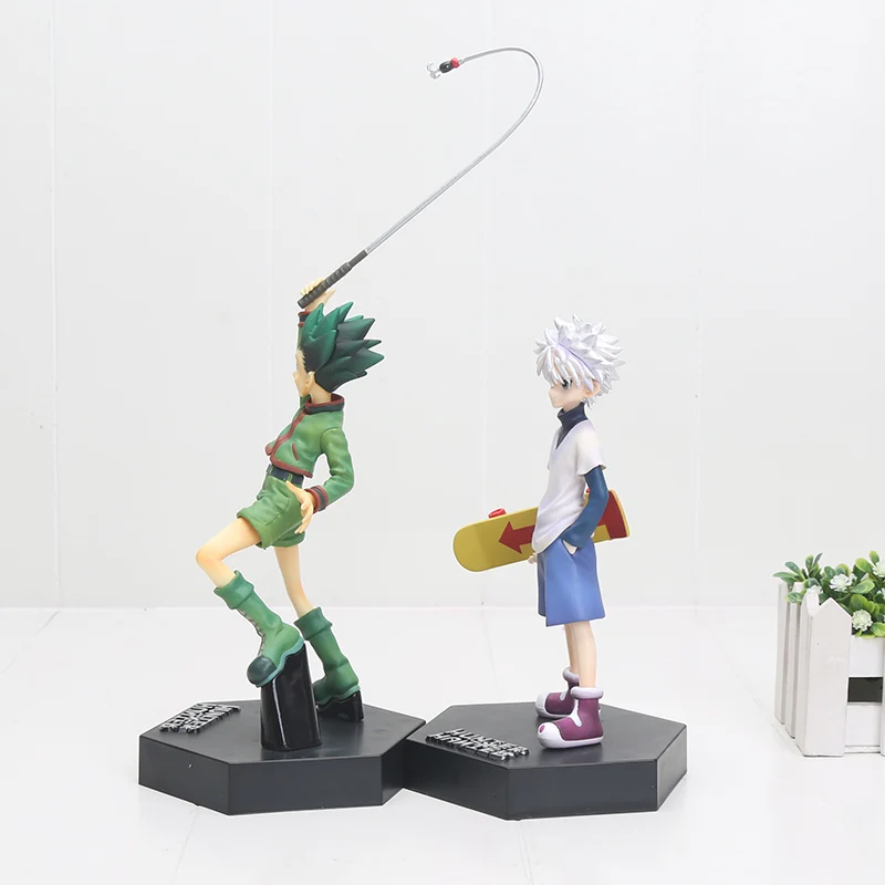 Аниме Hunter X Gon Freecss экшн фигурка масштаб 1/8 окрашенная Killua Zoldyck PVC Фигурки Brinquedos