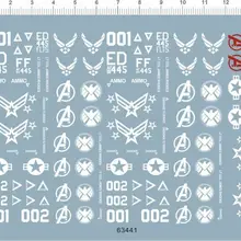 1/6 ammo eagle US air force логотипы и марки модельный комплект водная наклейка