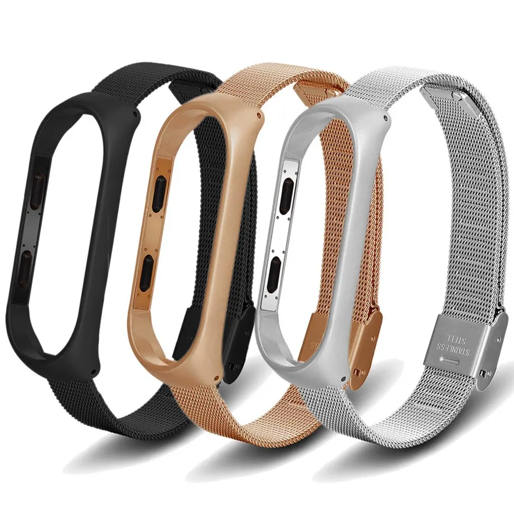 

Mi Band 3 Handgelenk Stainless Steel Strap Buckle is Suitable For Millet Bracelet 3 Metal Strap Bracelet Bracelet Wristband