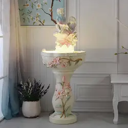 Европейский роскошный стиль цветок Сказочный эльф фонтан украшения гостиной домашнее украшение для свадьбы подарок аквариум