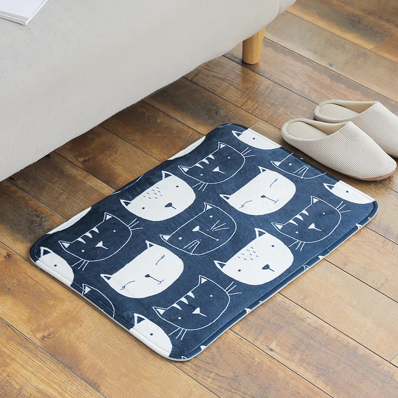 Fashion Anti slip and rebound PEVA floor sponge mat for kitchen and