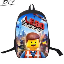 3D Cartoon Star Wars School Bags for teenagers Lego Children Book Bag Casual Mochilas for Boys 16inch Backpacks