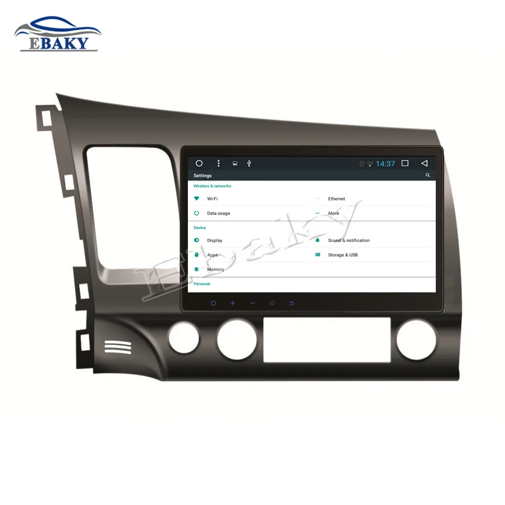 Discount NaviTopia 10.1inch 1G/2G RAM Quad Core/Octa Core Android 7.1/8.1 Car DVD Radio for Honda CIVIC 2006 2007 2008 2009 2010 2011 GPS 20