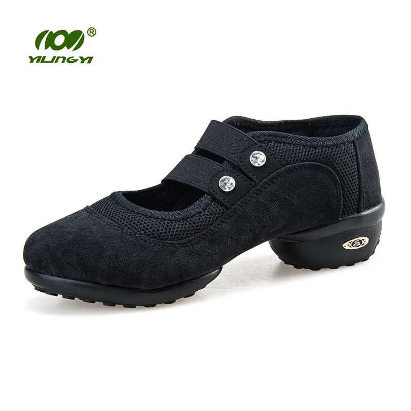 2017 Dance Sneakers Breathable Salsa Latin Square Jazz Modern Ladies Shoes Lightweight Dancing For Women SH1211 | Спорт и