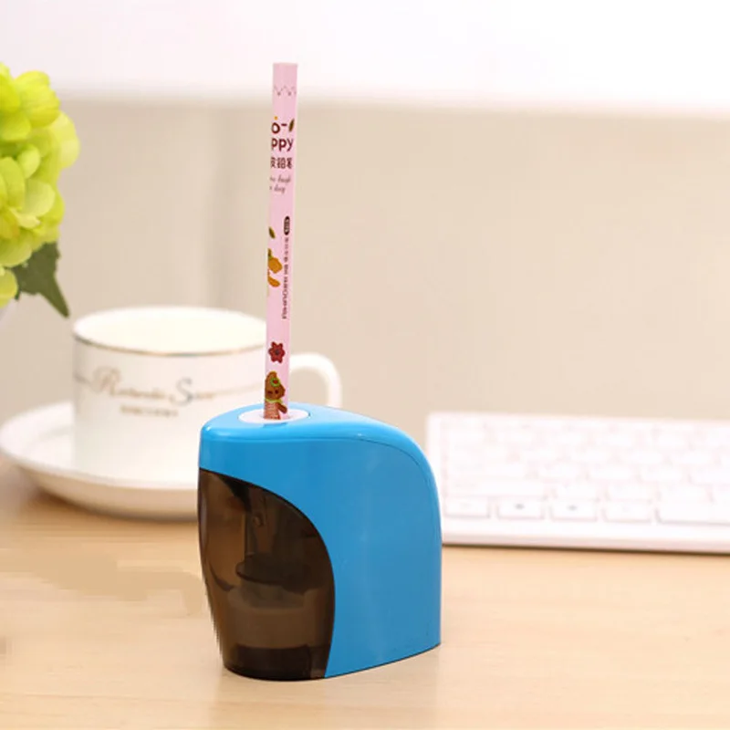 

ZTBlue Pencil Sharpener Automatic Electric Battery Switch For Home Office StudentsZLu 8