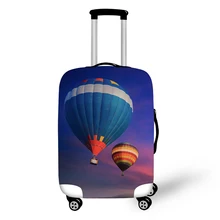 Air balloon Design travel accessories suitcase protective covers 18-30 inch elastic luggage dust cover case stretchable