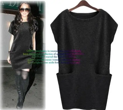 Winter Fashion Slim Basic Loose Dress Plus Size Dress Fashion One Piece Dress Xxxxl Dress Xxxxl Plus Size Dressloose Dress Aliexpress