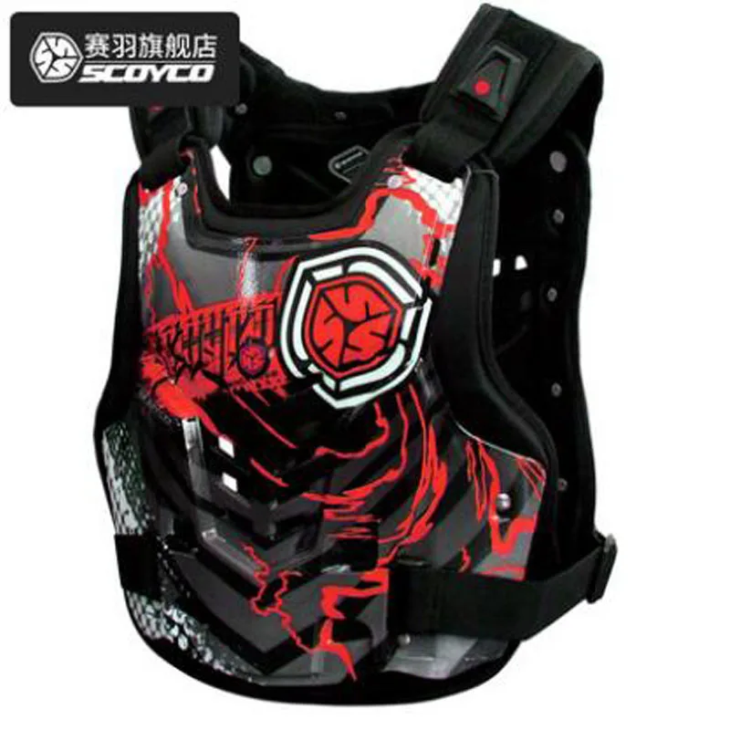 

SCOYCO Motocross Motorcycle Armour jacket Motorbike Racing Chest&back protective Armor vest Kinght Riding Protective Body Guard