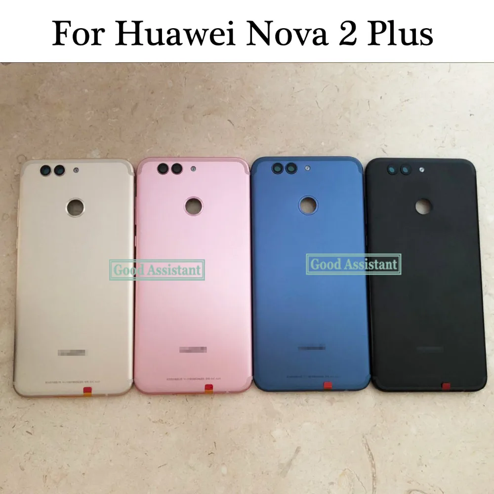5,5 дюймов для huawei p10 selfie/Для huawei Nova 2 Plus Nova 2+ задняя крышка батарейного отсека Корпус Задняя стеклянная часть