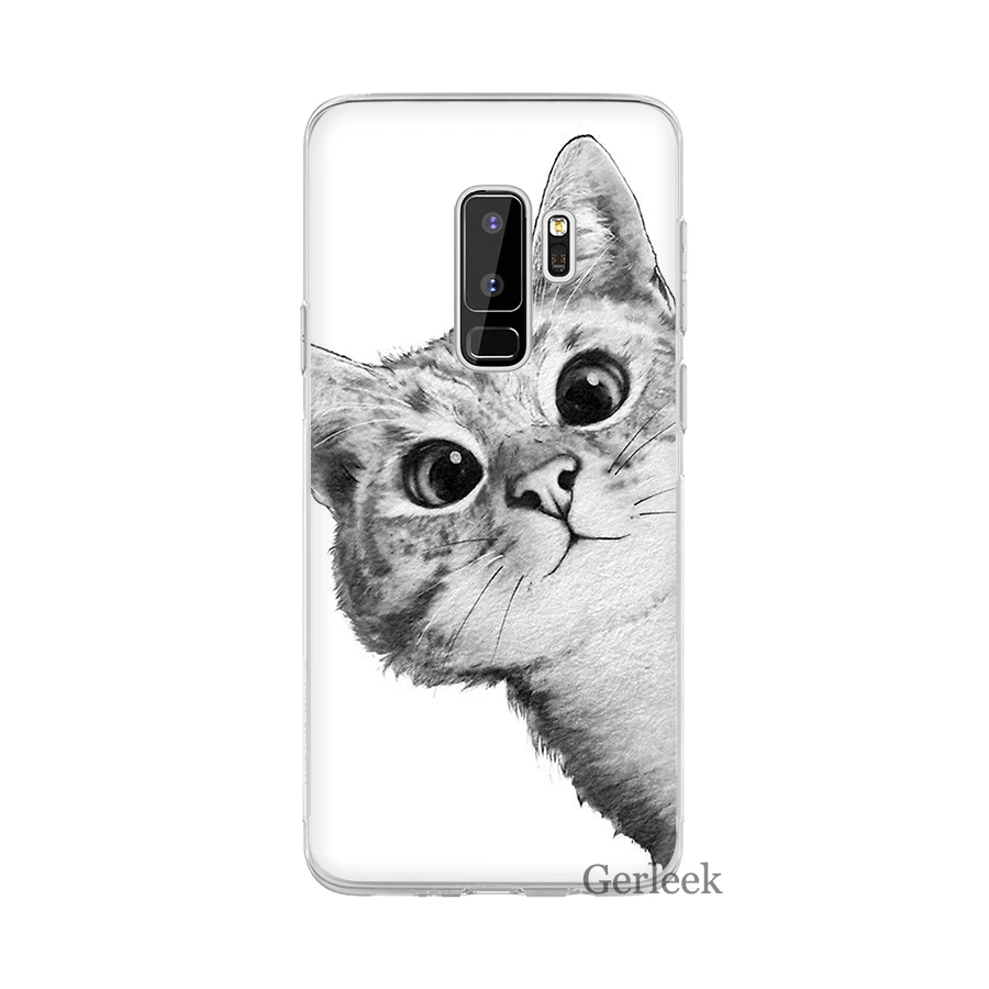 Чехол для Samsung Galaxy J1 J2 J3 J5 J7 Prime 2015 2016 2017 милый рисунок Твердые чехлы из