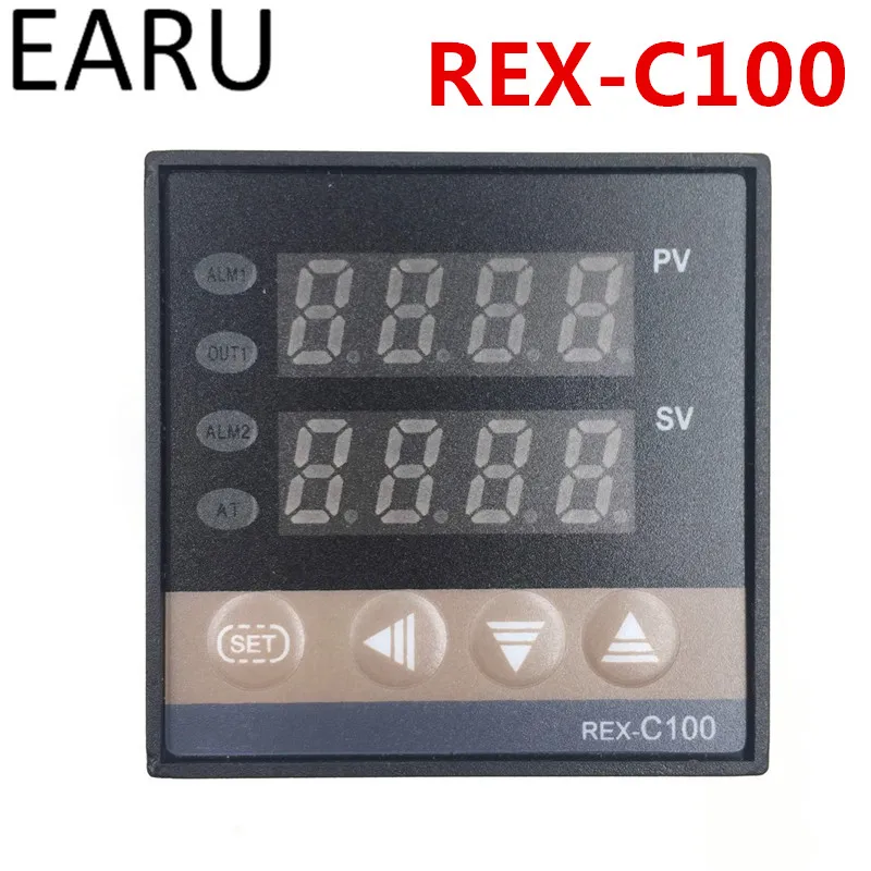 REX-C100 REX-C100FK02-M* цифровой PID контроль температуры Лер термостат релейный выход Универсальный вход AC110-240V