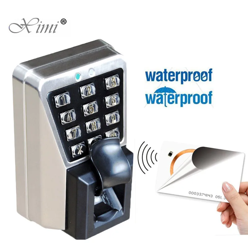 

Waterproof Dustproof Fingerprint Time Attendance And Access Control With RFID Card Reader ZK MA500 TCP/IP Door Control System