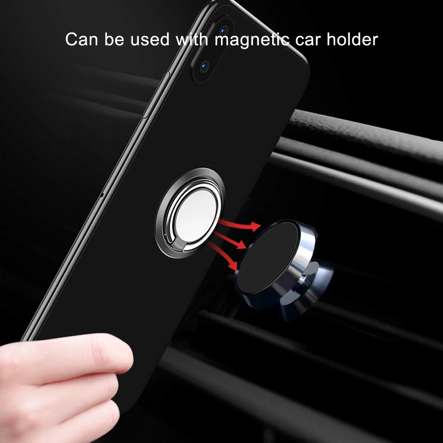 

Universal Phone Holder 360 Degree Rotation Metal Finger Ring Stand And Grip Suitable For Magnetic Car Phone Mount Holder Socket