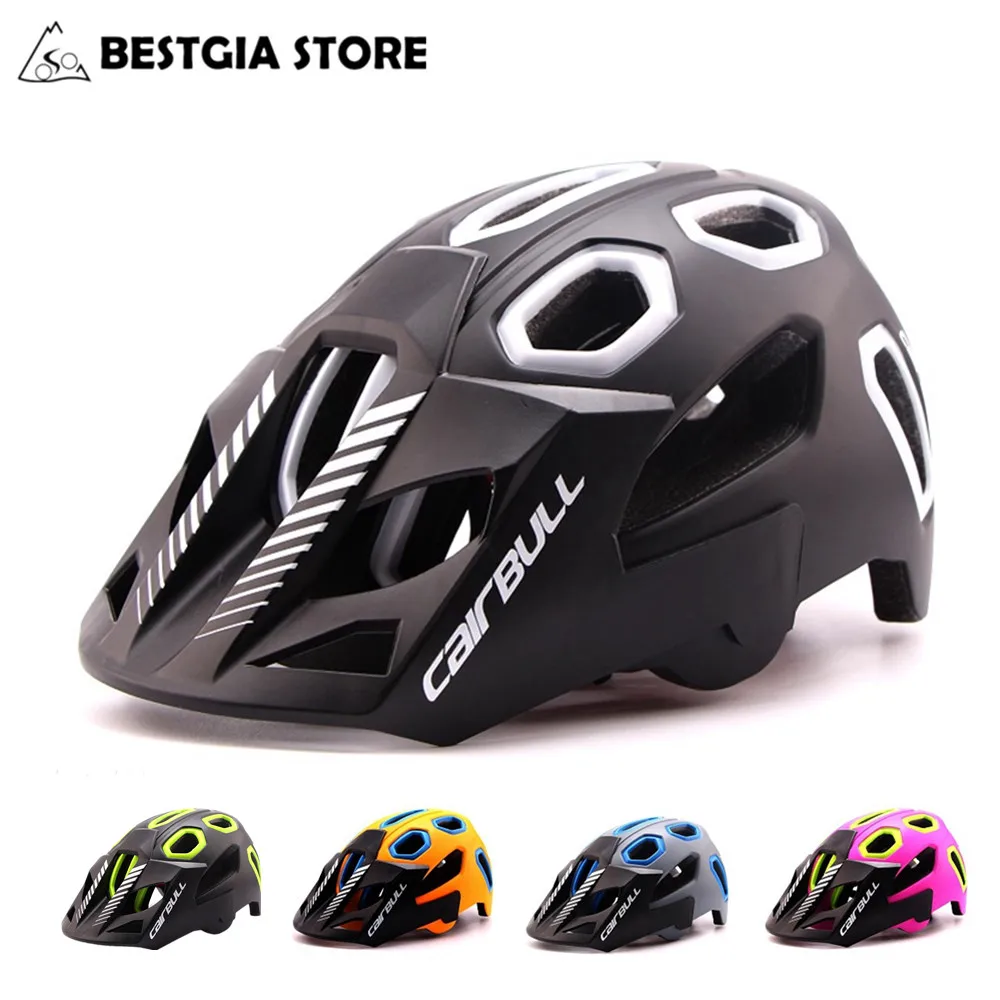Professional Mountain Bicycle Helmet 15 Vents Safety Integrally Molded