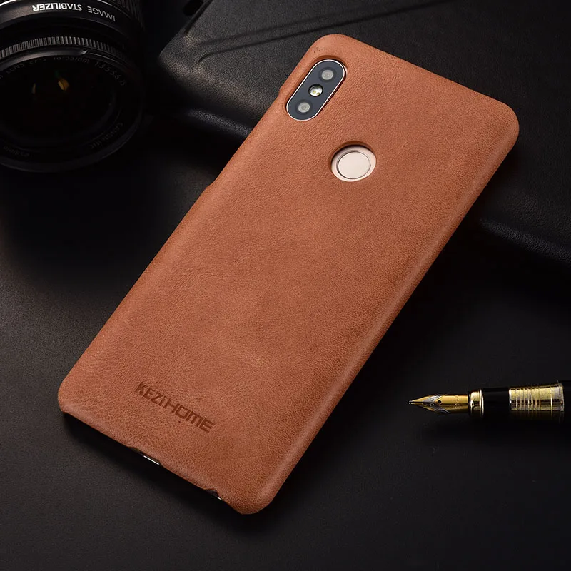 Для Xiaomi Redmi Note 5 Чехол KEZiHOME матовая натуральная кожа твердая задняя крышка чехол