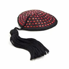 Женские покров многоразового пользования для соска покрытие самоклеющиеся пикантные трусики в форме сердца кисточки Tepel крышка алмаз Tepel крышка