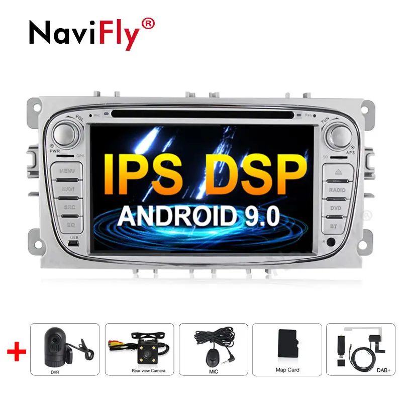 

Android 9.0 IPS DSP Car dvd radio Multimedia Player For FORD Mondeo S-MAX Kuga Connect FOCUS 2 2008 2009 2010 2011 Canbus BT GPS