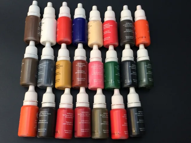 23Colors Permanent Makeup Cosmetic Tattoo Ink Kit Micro Pigments Color 1/2 Oz For Permanent Makeup Eyebrow Eyeliner Lip 23Colors Permanent Makeup Cosmetic Tattoo Ink Kit Micro Pigments Color 1/2 Oz For Permanent Makeup Eyebrow Eyeliner Lip