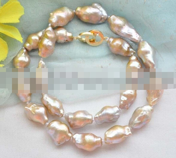 

huij 004905 lavender baroque KESHI REBORN PEARL NECKLACE