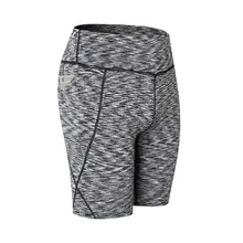 Для женщин с высокой талией для йоги Шорты пресса управления Обучение Бег yoga mallas mujer deportivas фитнес кожа# P4