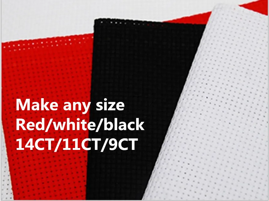 High Quality Fabric 100X100cm Or Make Any Size Great Choice Aida Cloth Cross Stitch Canvas Free Shipping | Дом и сад