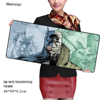 

Mairuige Funny For The Batman Joker Speed Gaming Edition Mouse Pad 900*300mm Locking Edge desk Mouse Mat for PC Laptop As Gift
