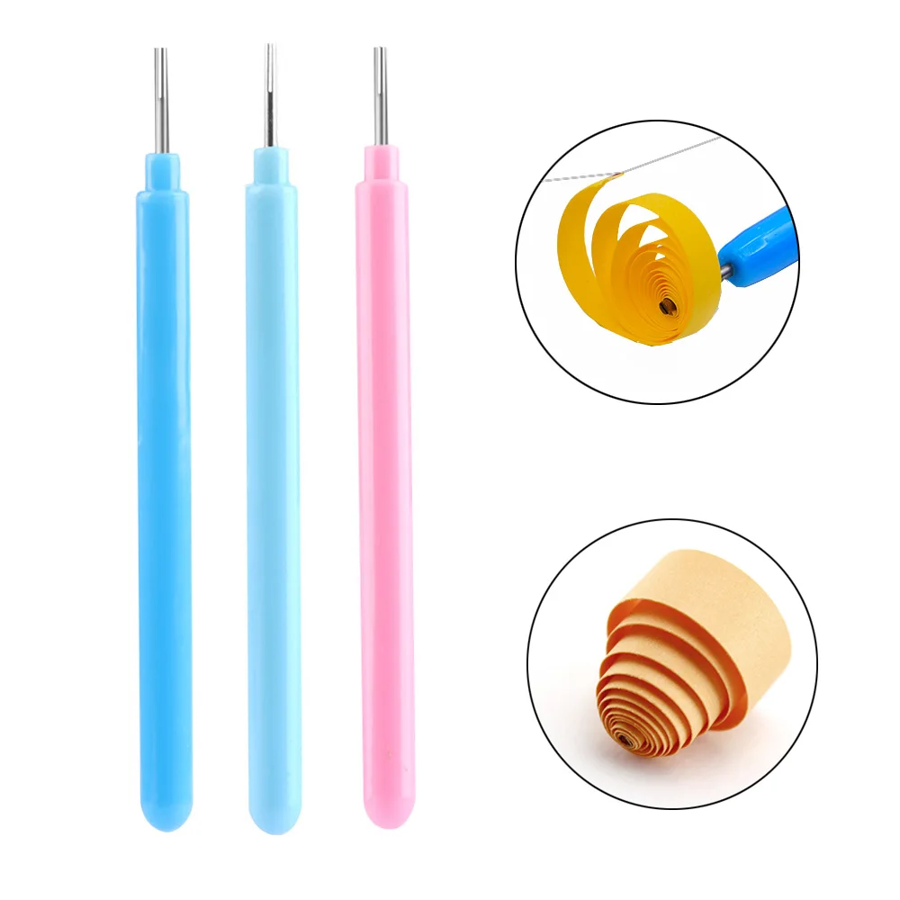 

1pc New 10.5cm Creative Rolling Handmade Slotted Paper Quilling Curling Winder Tool Plastic From Paper Origami Plate