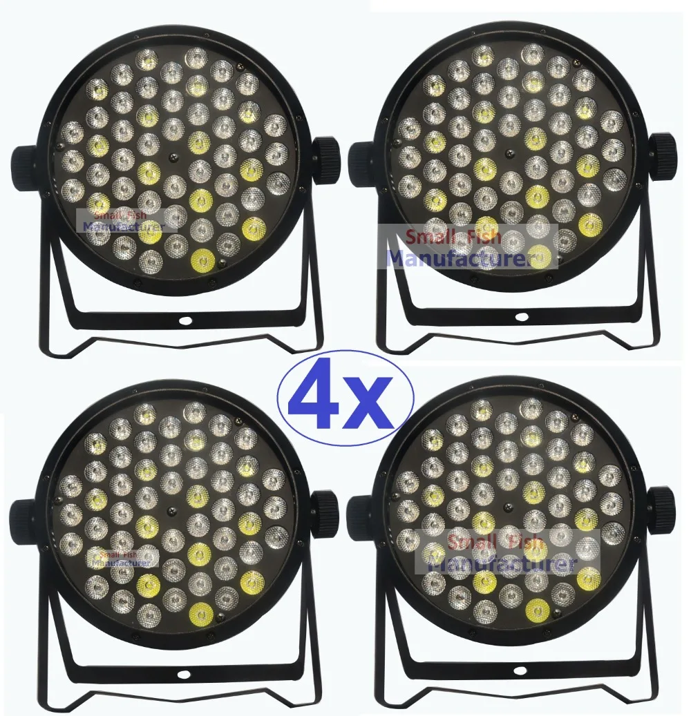 4pcs Good Quality Led Par Can Quad 54x3W Beam Wash Dmx Par Light
