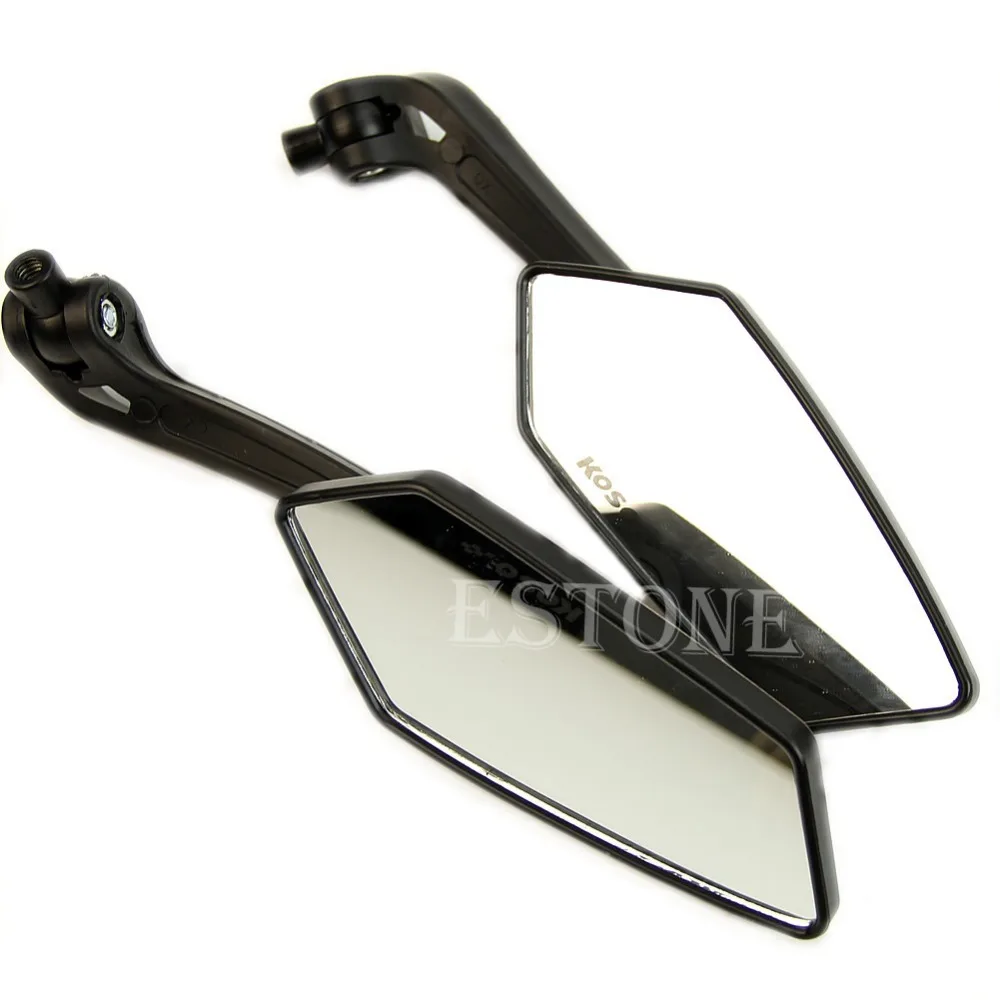 Universal Scooter Rearview Mirrors Pair Moped ATV Motorcycle Backup Mirror Screw Glass Rear View Moto Handlebar Mi motorcycle handle bar mirror,scooter rearview mirror screw