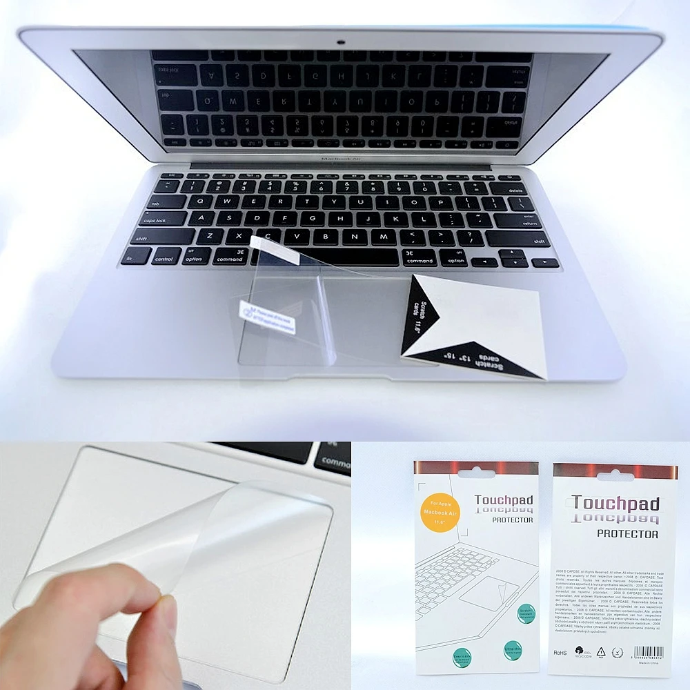 Ordinateur portable Accessoires Clavier Touchpad Transparent Film De Protection Autocollant Pour Apple Mac Macbook Air 11