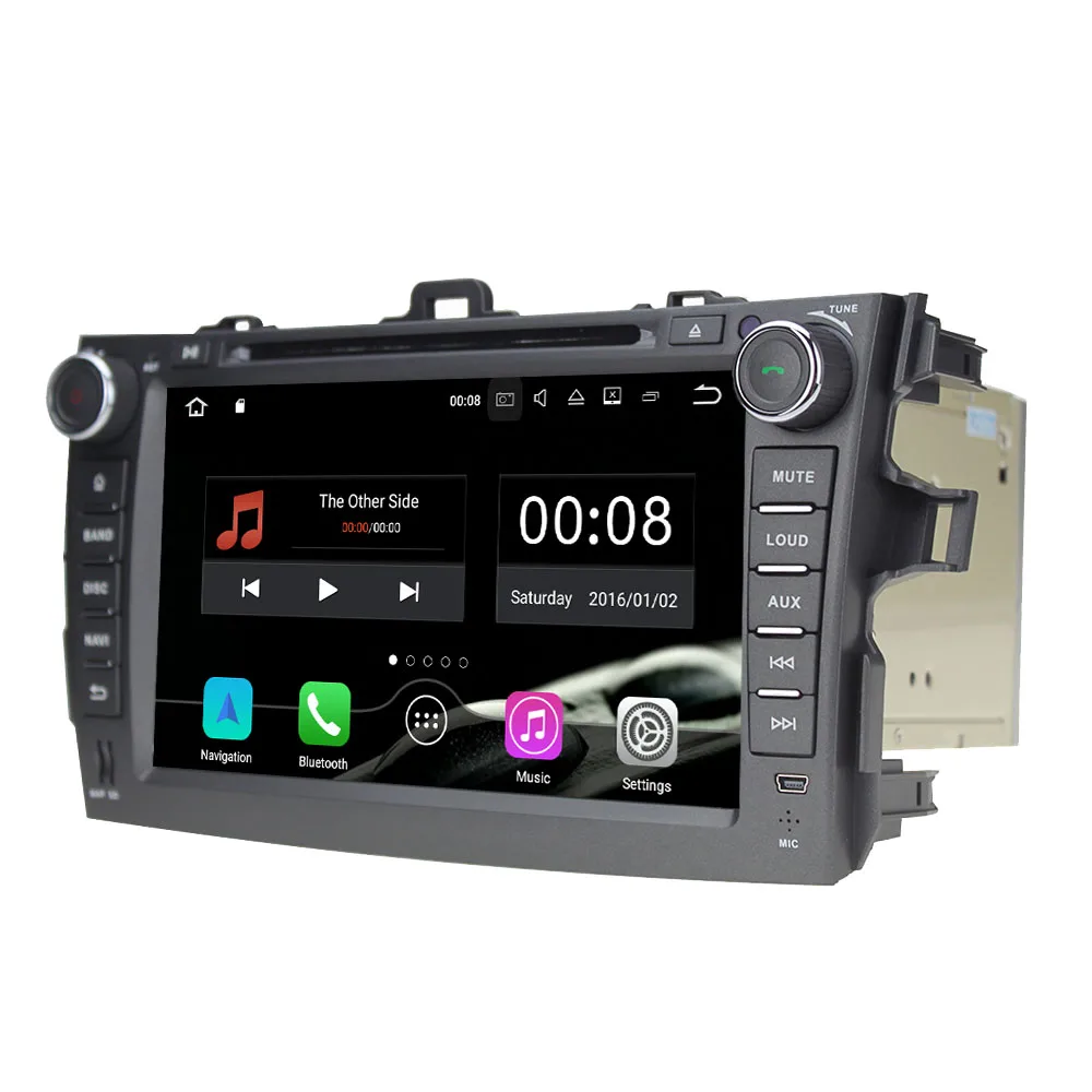 8 Quad Core Android 7 1 1 2GB RAM 16GB ROM Car DVD font b Multimedia