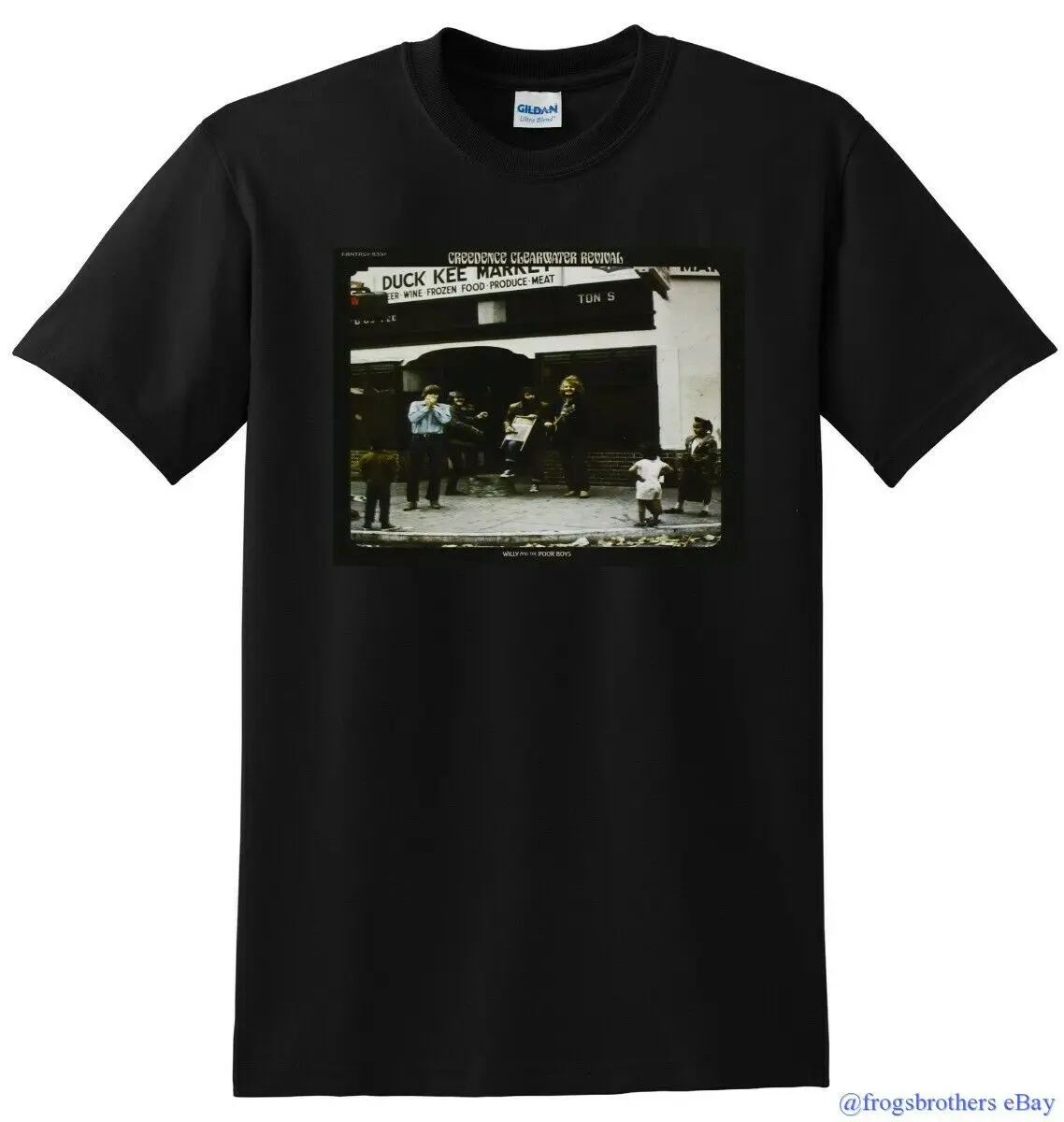 

CREEDENCE CLEARWATER REVIVAL T SHIRT Willy And The Poor Boys SMALL MEDIUM L XL