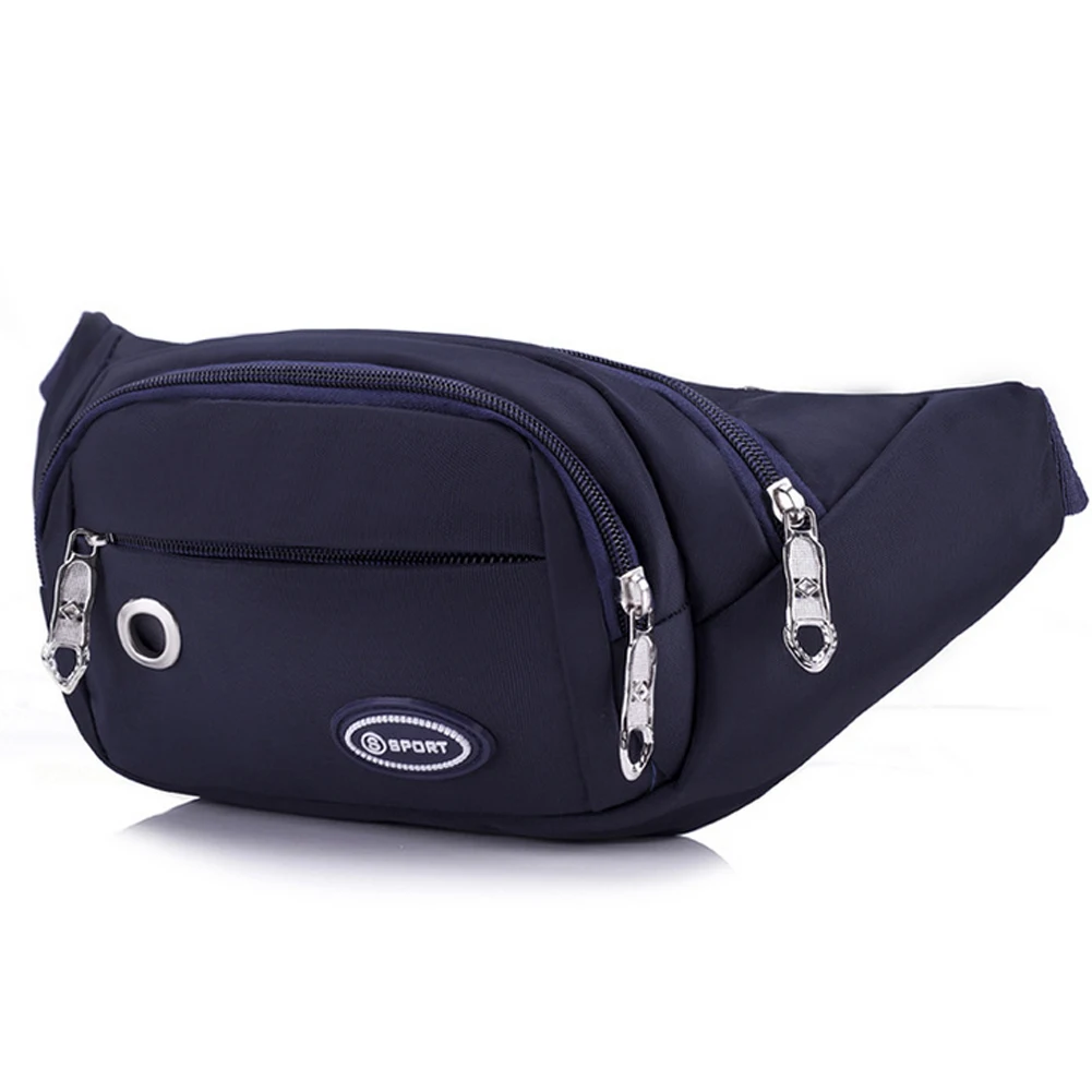 Waterproof Travel Waist Bag Fanny Pack Men Women Oxford Cloth Waist