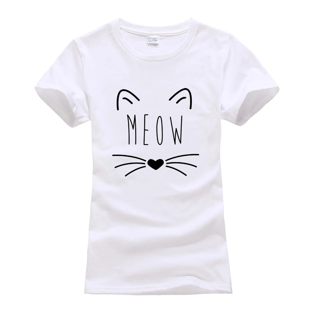 قصيرة الأكمام س الرقبة القطن تي شيرت 2019 الصيف جديد النساء الشارع الشهير camisetas الإناث لطيف القط طباعة المحملة قميص فام قميص أبيض قصيرة الأكمام س الرقبة القطن تي شيرت 2019 الصيف جديد النساء الشارع الشهير camisetas الإناث لطيف القط طباعة المحملة قميص فام قميص أبيض