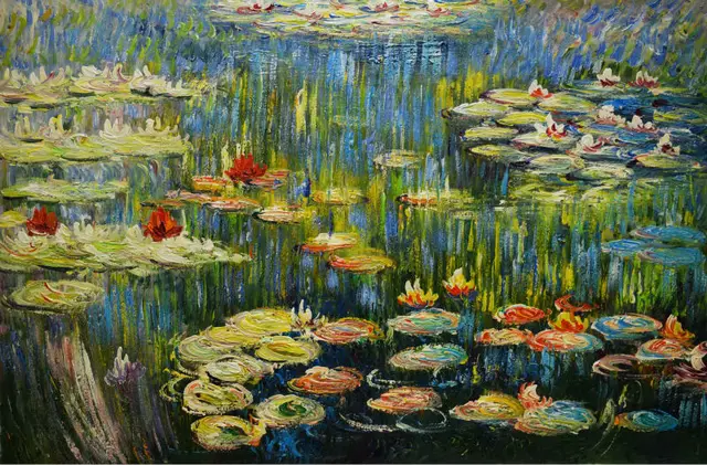 Peint à la main Moderne Impressionnisme Claude Monet