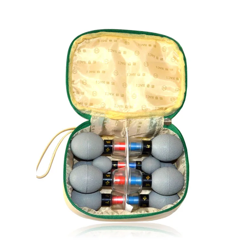 

18pcs Vacuum Haci Magnetic Therapy Acupressure Suction Cup TCM acupuncture moxibustion cupping set meridian Five Elements Needle