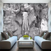 Современные трехмерные украшения в виде слона фон стены профессиональное производство Обои фреска на заказ плакат фото стены