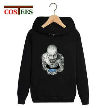 

Breaking Bad Heisenberg hoodies Men Streetwear Tatto Print sweatshirts hooded Cotton/Polyester hgih quality fleece pocket Hoodie