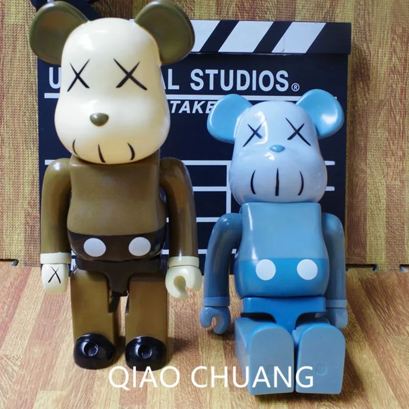 

27CM KAWS OriginalFake Be@rBrick BFF Brian Street Art Action Figure Collectible Model Toy Vinyl Fashion Gift OPP Bag S210