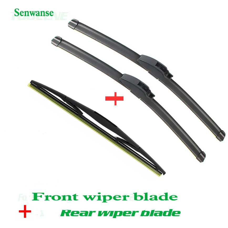 

Senwanse Front and rear Wiper Blades For Honda CRV CR-V 2007 - 2011 MK3 Windshield Windscreen wiper 26"+17"+14"