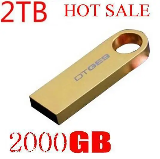 Free shipping 2tb 2000GB 2TB 2TB 2TB usb usb flash drive/pendrive