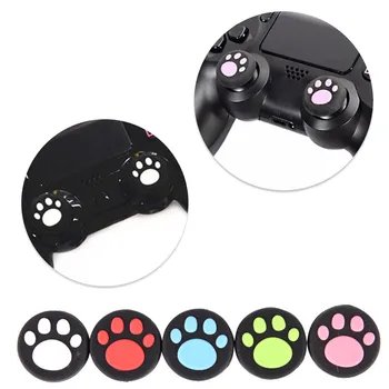 

2 Pcs/set Cat Paw Rubber Silicone Game Handle Joystick Thumb Stick Grip Cap For PS3 PS4 Xbox One/360