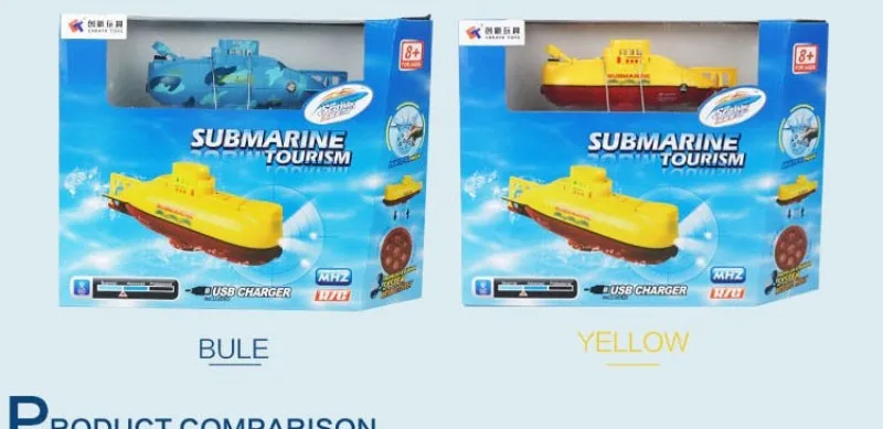 Новая мода большая подводная лодка на радиоуправлении игрушки на открытом воздухе 3311 RC водная лодка 6CH Модель Катера высокой мощности 3,7 V игрушечная лодка пластиковая модель