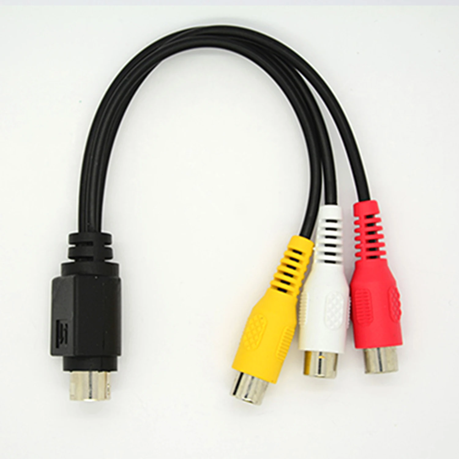 10 قطعة MMI كابل AV 9 دبوس S-VIDEO إلى 3 RCA مكون للتلفزيون محول