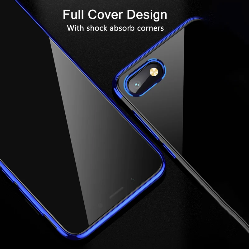 Прозрачный чехол для Xiaomi Redmi 6A Бампер Тонкий Platint прозрачный ТПУ силиконовый 6 A