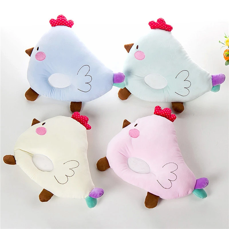 Chicken shaped pillow Memory Foam Baby Pillows Breathable Shaping to Prevent Flat Head Ergonomic Newborns Pillow | - Цена: 