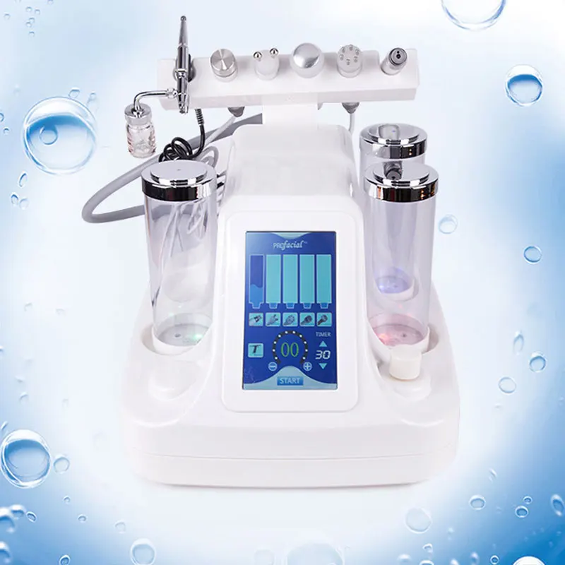 6 в 1 Гидра дермабразия Aqua Peel чистая уход за кожей BIO Light RF вакуумная Очистка лица