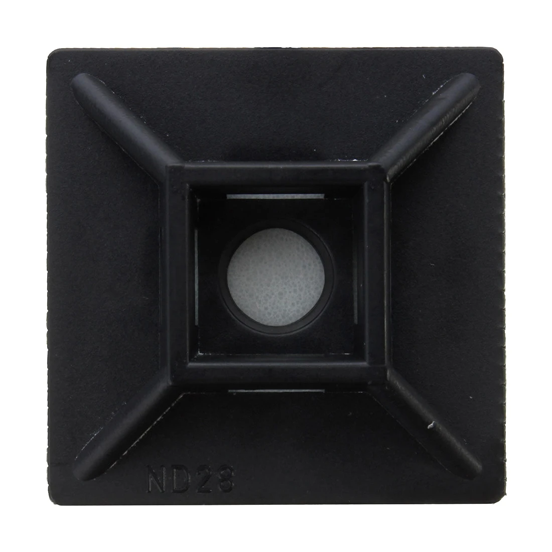 

100x cable tie adhesive Socket Binder adhesive Suitable for New 28x28mm Black